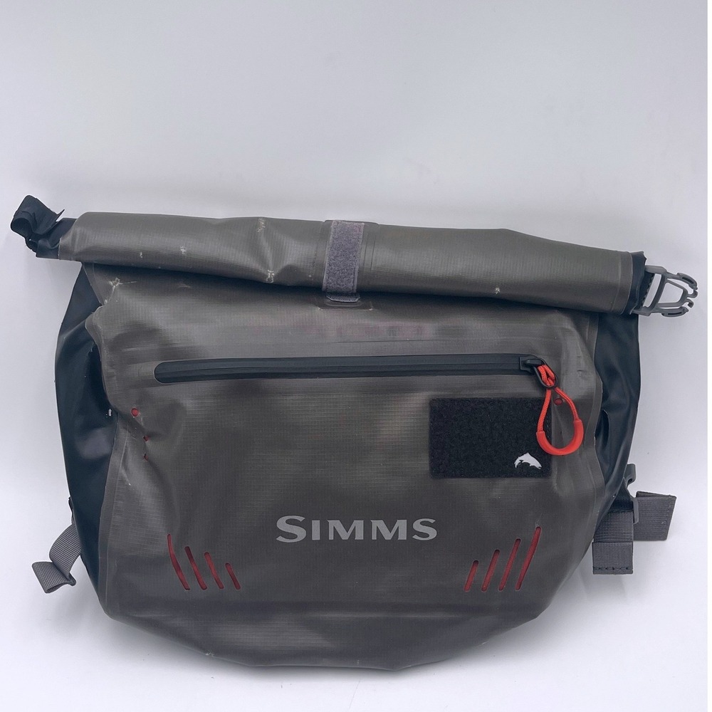 Simms Dry Creek Z Hip Pack Waterproof Submersible Fishing Waist Bag Pewter Gray
